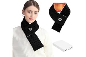 Auniq Sciarpa Riscaldata con 5000 mAh Batteria, Elettrico Sciarpa Sciarpa riscaldante Con 3 Livelli Di Riscaldamento Lavabile Riscaldata Sciarpa Cuscinetto Riscaldante Collo Per Alleviare Il Dolore