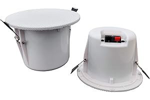 Earthquake Sound ECS 4.0 V2 Paire d'enceintes murales compactes sans Bords 10,2 cm