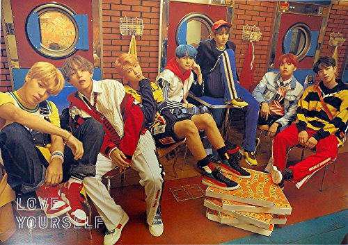 BigHit Entertainment Bts Bangtan Boys -LOVE YOURSELF 承 [Her] [E ver.] Official Poster 23.5 X 16.5 Inches