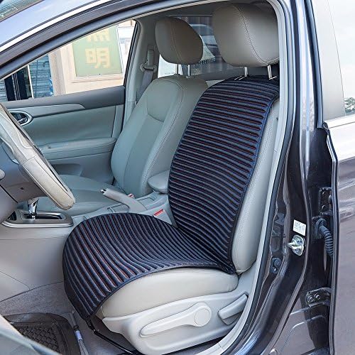 Urlifehall BLACK Auto Car Seat Cover With Buckwheat Shell Inside Anti-slip Washable anti-fouling Seat Cushions