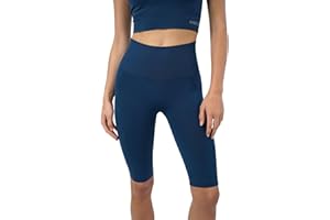 STARK SOUL Legging court – Racer – Pantalon de cyclisme sans coutures – Taille haute – Différentes couleurs – Tailles S, M, L et XL