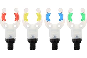 OKVGO 4pcs Carp Fishing Rod Butt Rests Gripper with Magic Magnet Clips for Pod and Bank Stick Holder New Model