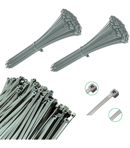 Fascette Fermacavi con Occhiello 300x4,8mm in Nylon 100pz Bianco ISWTH