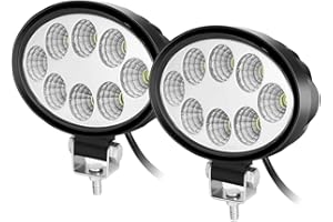 WELLIT 2x 24w Oval Led Arbeitsscheinwerfer Scheinwerfer 12v 24v Offroad Arbeitslampe Led Arbeitslicht IP68 Traktor Auto SUV Moto