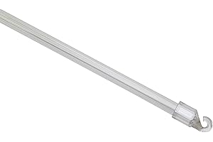 ‎GARDINIA GARDINIA Drążek przestawny, Tworzywo sztuczne, Przezroczysty, 75 cm