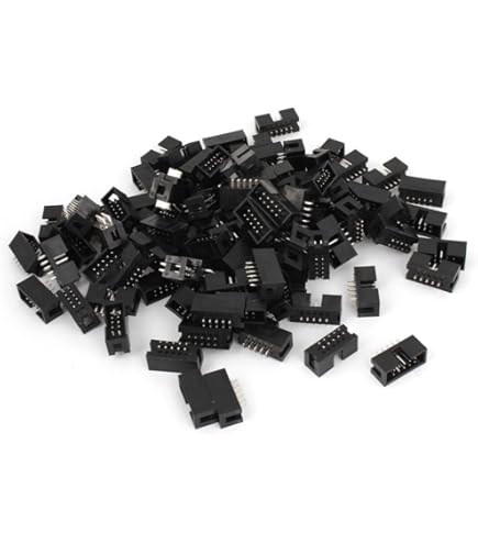 20Pcs 2.54mm 2x4 Pin 8 Pin Right Angle Male Shrouded IDC Box Header - View #6