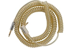 Vox VCC090SL Câble spirale avec housse en maille Argenté 9 m