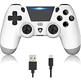 YUYIU 【Aggiornamento Wireless Controller per Ps4 Remote Plays-tation 4/Slim/Pro/PC, Controllori con Doppio Vibrazione Shock S