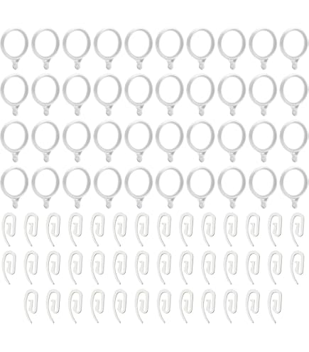 8 ganci per luci da tenda da esterno, ganci a forma di S, ganci per