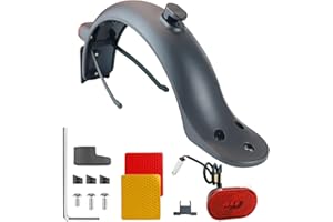 Baisirui Garde Boue Trottinette Electrique Garde Boue Pour Xiaomi Mijia M365 1s Essential Pro 2 Mi Electric Scooter Avec support Métallique Accessoire Trottinette Electrique