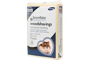 Super Compressed Woodshavings (3kg) - Natural Pet Bedding for Rabbit, Hamsters, Mice and more - Swan household ®