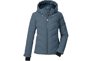 Killtec Damen Ksw 31 Wmn Ski Qltd Jckt Skijacke/Steppjacke/Funktionsjacke in Daunenoptik mit Kapuze und Schneefang