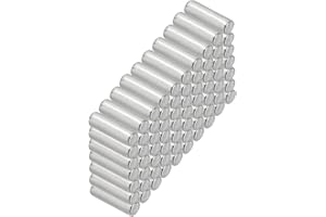PATIKIL 50pz Assortimento Tasselli in 304 Acciaio Inox 3 x 8mm, Spina Centraggio Perni Metallo Cilindrica Perno Picchetti per Mensole Elementi per Posizione Componenti Fissaggio Mobili