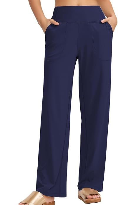 Damen 3/4 Sporthose Baumwolle - Lockere Jogginghose Mit Taschen