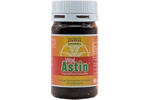 ESOVITA Astaxanthin I 150 Kapseln I Ivarssons VitalAstin I 4 mg natürliches Astaxanthin I mit Vitamin E