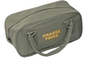 DRAKES PRIDE 2 BOWL CROWN GREEN BOWLS ZIP BAG**