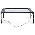 Full Page Magnifier with Light Hands Free on Mini-Stand - Book Magnifier Battery or USB powered