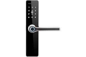 HAIFUAN H5800 Stainless Steel Digital Fingerprint Door Lock, Unlock with Fingerprint, Code, Card,Key(Right Hand Doors Only)