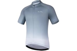 ROTTO Cycling Jersey Mens Short Sleeve Cycle Top Bike Shirt Gradient Color Series