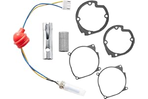 ‎VEVOR VEVOR 8 V Glühkerzenstecker Reparatursatz Glühzündkerzensatz für Dieselheizung mit Zerstäubungsnetz, kompatibel mit 2/5/8 kW Standheizung, Dieselheizungszubehör für Auto Lkw Boot (4 Dichtungen)
