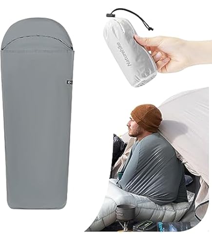 Housse De Drap Ferrino Comfort Liner Mummy - Pur Coton Pour Sac De Couchage - 220x80x50 Cm