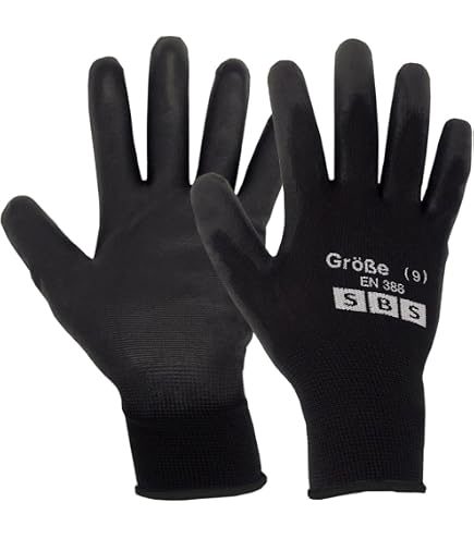 Guantes De Trabajo Nylotex 3520 - Pack De 12 Pares, Talla 7, Nailon Con Látex, Resistentes A La Abrasión