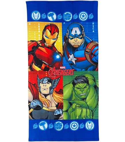 Tel Mare Spiderman In Microcotone, 70x140 Cm, 100% Poliestere, Asciugamano Da Spiaggia Marvel