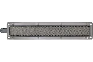 OOMVARMER Bruciatore a gas per barbecue ceramica griglia gas piastra infrarossi cucina grill ricambi griglia forno