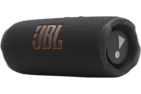 JBL Flip 7, Enceinte Bluetooth Portable sans Fil, 16 Heures d’autonomie, étanche IP68, résistante à la poussière et aux Chocs, Son JBL Pro avec IA Boost, Connexion Multi-Enceintes Auracast, Noir