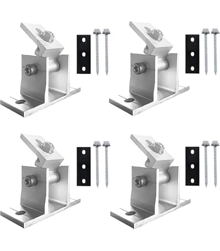 Morsetto Per Pannelli Solari | Regolabile, In Alluminio, Per Pannelli 30-50mm - Foto 4