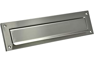 Inkast brevinkast brevlucka 100 % rostfritt stål 310 x 80 väggkast C4 (rostfritt stål 310 x 80)