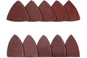 OKBY Stanley Schleifmaschine, Zubehör, Makita, Schleifpad, oszillierend, Bosch, Multi-Pad, 82-teilig, für Multimaster Dremel