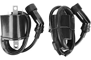 BOPPON Gorgeri 5EL-82320-00-00 Zündspule, 2er-Set Zündspulenbaugruppe Passend für XVS1100 V-STAR 1999-2009, Ersatzzündspule, Autozündspule, Motorzündspule, Motorradzündspule