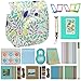 Produktbild Goocor 15 in 1 Instax Mini 9 Kamera Zubehör Set für Fujifilm Instax Mini 9 / Mini 8 / Mini 8+ Kamera, Beinhaltet Mini 9 Case, Alben, Sechs Farbfilter, Regenbogen Schultergurt, Selfie Objektiv, Desktop Rahmen, Creative Hanging Frame, Aufkleber, Stift ETC (Blätter)