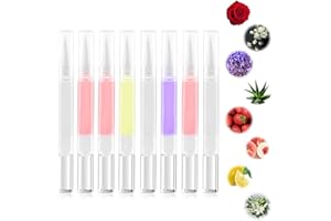 UHELTOSLY 8 PCS Penna per la Cura Delle Unghie, Oli per cuticole, Nail Cuticle Replenishing Nutrizione Oil, Per la cura delle unghie per riparare le cuticole screpolate e secche