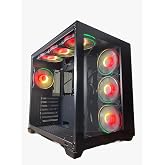 GAMEFORCE Liquid 7&times;120 Mm ATX Player Computer Case with Rgb Controlled Controller with Fan