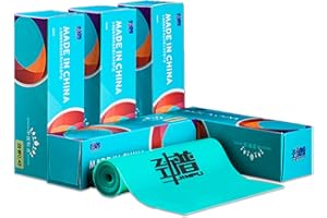 TETOTAK JINPU - Bandas planas de 2 m, 0.4/0.45/0.5/0.55/0.6/0.65 mm, color azul transparente, material de repuesto para caza de adultos, resistente, casero, disparo simple, rebote rápido