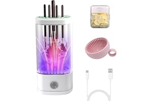 ‎YUMSUR Upgrade 3-in-1 Elektrische Makeup-Pinselreiniger und -Trockner mit Desinfektionsfunktion, USB-betriebene automatische Reinigungsmaschine für von Makeup-Pinseln(style 2)