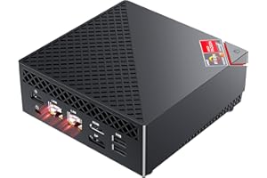 ‎NIPOGI NiPoGi AM06 PRO Mini PC АMD Ryzen 7 7730U(8C/16T, bis zu 4,5 GHz), 32 GB DDR4 1024 GB M.2 SSD Mini Desktop Computer WiFi 6, 4K-Dreifachdisplay, Dual-LAN, DP/HDMI 2.0/Typ-C
