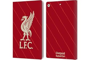 Head Case Designs Offizielle Liverpool Football Club Home 2021/22 Leder-Wallet-Hülle Kompatibel mit Apple iPad 10.2 2019/2020/2021