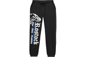 UGLYSHIRT Rostock Ehre & Stolz Herren Jogginghose | Stadt Ultras Sport Rostock Hose Rostock Fanartikel Rostock Geschenk | M1