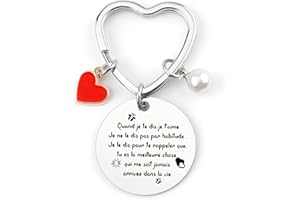 RGHSZ Cadeau Fete Des Meres,Cadeau Maman,Porte Clé Maman,Bonne Fete Maman,Cadeau Anniversaire Maman,Cadeau Naissance Maman,Future Maman,Cadeau Moins De 10 Euros,Petit Cadeau Pas Cher
