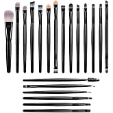 AOOWU Makeup Brushes Eyes, 20 Pieces Professional Makeup Brushes | Set of Concealer Brushes for Eyeshadows, Eyeliner, Blade,