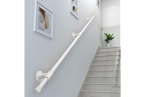 RTY-BY Rampe d'escalier, blanche, Main Courante pour Escalier Intérieur Extérieur Mur Balustrade de Rampe de Pied Garde-Corps de Support Poignée Rambarde de Sécurité, décoration de la maison ( Size : 60cm )