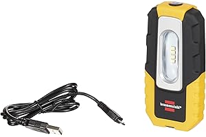 Brennenstuhl, Lampada portatile con batteria ricaricabile a 4 LED HL DA 40 MH 200lm