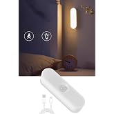 USB Şarjlı LED Işık, Hareket Sens&ouml;rl&uuml;, Beyaz Işık, Oda, Mutfak, Salon ve Merdiven i&ccedil;in Taşınabilir Lamba