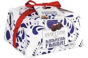 Cova Panettone Amarena Fabbri / Hefekuchen mit Amarena-Kirschen 1 Kg.