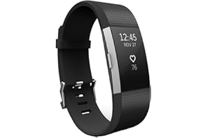 Sago Compatibile con Fitbit Charge 2 cinturino di ricambio classico da donna uomo piccolo grande