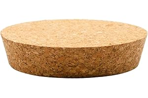 ALCOFERMBREW Tappo di sughero 80/70mm H: 20mm | Sughero affusolato | Tappi