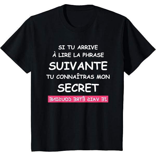 T-Shirt « Super Cousine » - Meilleure Cousine Du Monde Avec Motif Fleurs - Cadeau D'Anniversaire Ou Noël - 12